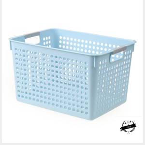 冰箱收纳盒塑料盒子镂空大号抽屉式储物盒整理篮子长方形无盖