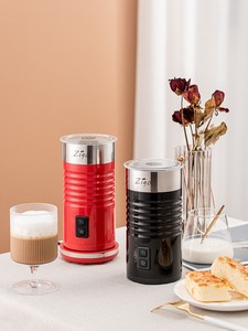 zigo奶泡机全自动打奶器电动冷热商用咖啡机拉花加热牛奶打奶泡器