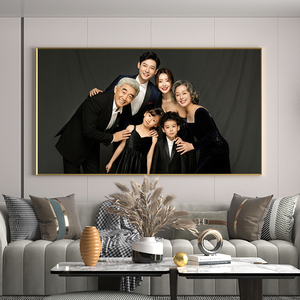 全家福相框36寸挂墙客厅24寸洗照片放大30家庭合照冲印加相框定制