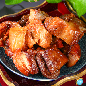 内蒙古鄂尔多斯特产笨草传统腌猪肉袋装咸味老式腌制精肉农家腌肉