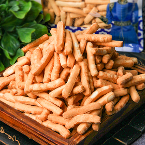 内蒙古特产额吉麦酸奶果条甜味咸味袋装传统老式糕点民族风味馓子