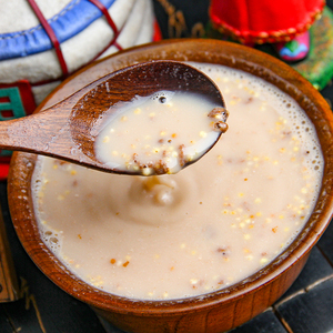 内蒙古特产图腾牧场牛肉干炒米奶茶原味咸味甜味袋装正宗草原风味