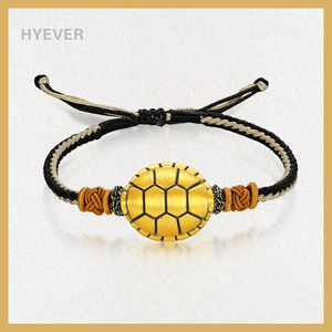 999足金富甲天下转运珠手链男士黄金小龟壳3d硬金乌龟手串本命年