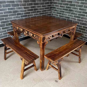 农村老式桌子客厅