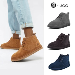 ugg男鞋秋冬季男士经典纽姆系列系带休闲保暖雪地靴迷你靴子 3236