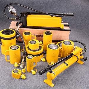 德国进口 中空心千斤顶手动分离式油液压立式2吨5吨10吨20吨-50吨