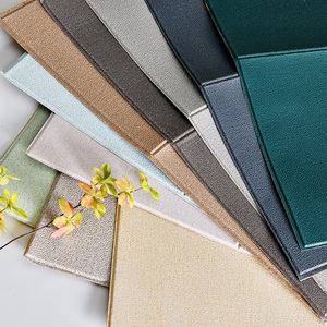 简约浅灰色亚麻布自粘墙贴3d立体墙纸素色卧室客厅背景墙壁纸防水