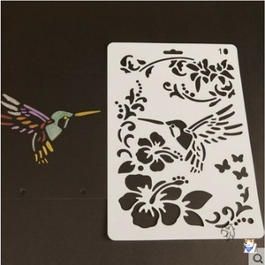 花边镂空绘画模板尺diy手账英文字母数字手抄报画画神器手帐工具