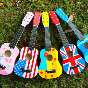 儿童小吉他玩具 可弹奏初学仿真乐器琴 男女宝宝送拨片