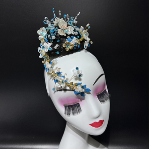 新款傣族独舞表演头饰滇南映少发饰古典舞少数民族舞台头饰一套