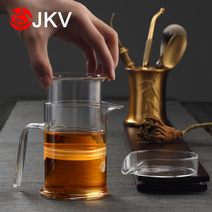 耐热红茶茶器泡茶壶玻璃纱布过滤沏分茶杯套装功夫普洱茶专用茶具