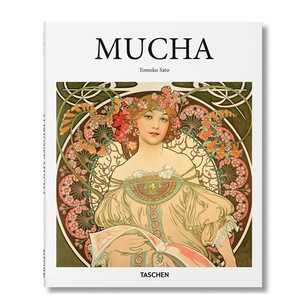 【现货】TASCHEN MUCHA 塔森[基础艺术入门]穆夏 捷克绘画大师 跨越多个艺术书籍领域画集画册美术作品进口原版英文图书