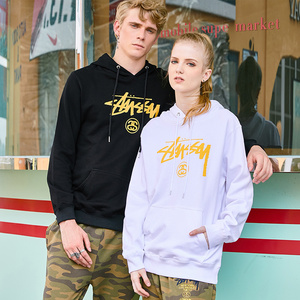 stussy斯图西连帽卫衣男女款2020秋季新款世界巡游款卫衣男欧美潮