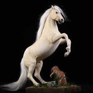 0策马奔腾版模型周边坐骑战马摆件兵人潮玩手办