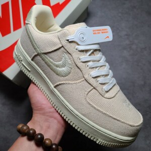 陈赫同款air force 1米白空军一号休闲运动板鞋帆布鞋 cz9084-200