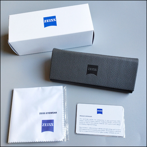 原版蔡司高档便携式zeiss光学近视眼镜盒子太阳墨镜盒