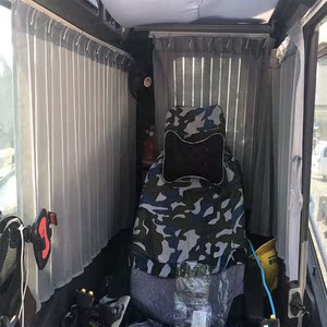 挖机驾驶室用品遮阳帘窗帘大客车公交车窗帘吊车货车折叠式窗帘