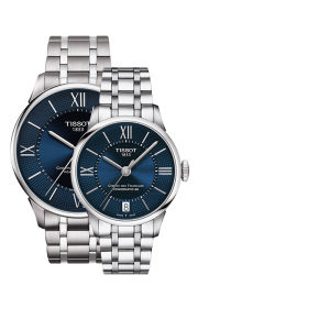 tissot天梭正品手表瑞士情侣对表 杜鲁尔系列机械腕表情侣手表