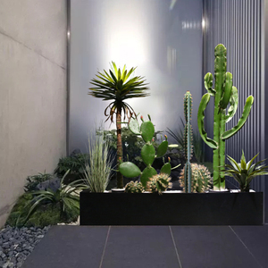仿真仙人掌绿植摆件橱窗室内造景装饰北欧大型植物仙人柱盆栽景观