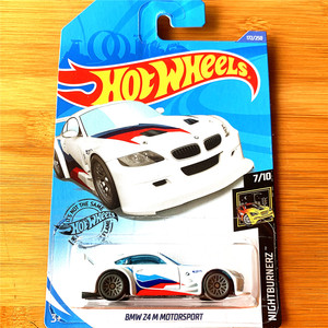 新品美泰风火轮火辣合金小跑车模20j新批次bmw z4 m motorsport