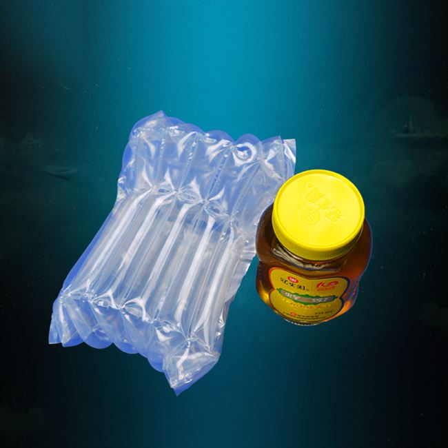 加厚充气气泡冠生园罐头蜂蜜气柱袋柱缓冲防震袋气泡包装膜垫片