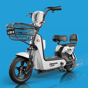 飞鸽电动车可上牌全国新国标电动自行车男女代步亲子锂电瓶电单车