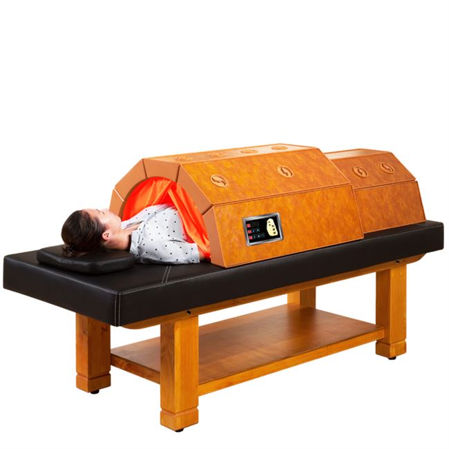 上古之道艾灸床全身灸美容院远红外线太空舱家用满月发汗砭石艾炙