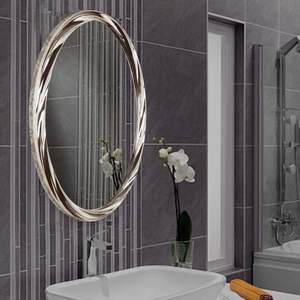 镜之尊 浴室镜子卫生间厕所洗手间壁挂卫浴镜子 电镀银 700mm*90