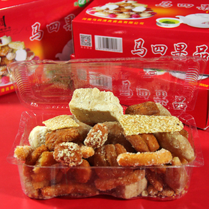 河南特产正宗马四果品蜜三刀羊角蜜混装老式传统果子糕点清真零食