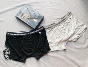 潮牌ch克罗心马蹄男士纯色权志龙网红日本纯棉男平角四角内裤裤衩