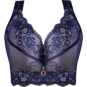 本命年大红色薄款有钢圈文胸聚拢胖mm缩胸上托收副乳调整型胸衣女