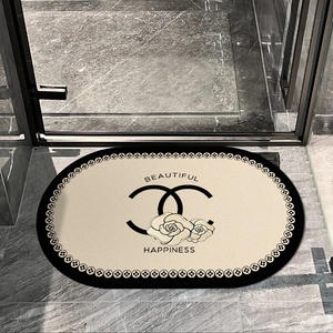 小香风硅藻泥浴室吸水地垫家用卫生间进门高级感防滑速干耐磨地毯