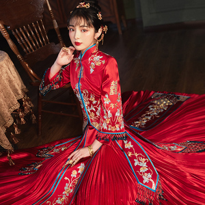 秀禾服新娘礼服简约