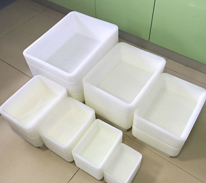 塑料盒长方形冰盘收纳商用厨房地摊食品麻辣烫菜品展示超市装零食