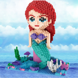 乐高白雪公主积木女孩