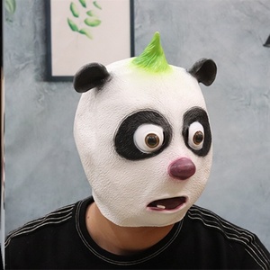 欧洲进口代双面沙雕搞笑灞波儿奔头套绿水鬼头套外星人头套 面具