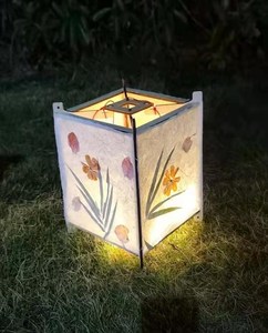 建党爱国手工灯笼元宵节宫灯制作手工材料包 手绘手提led传统花灯