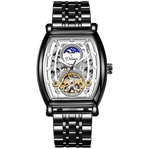狄凡尼陀飞轮男士手表全自动机械表镂空夜光防水十大男表