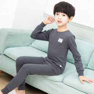 男童内衣套装全棉a类男宝男孩小童儿童线衣线裤纯棉秋衣秋裤薄款