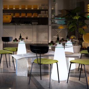 发光酒吧桌椅组合圆形户外高脚吧台清吧露天活动匹克酒桌tkv茶几