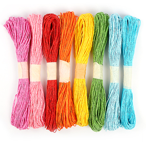 12色彩色纸绳编织手工制作纸绳画diy幼儿园儿童美术材料包纸绳线