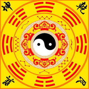 八卦图阴阳鱼太极打坐练功乾坤风水化解防滑禅修跪拜佛堂地毯坐垫