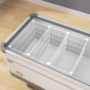 冰柜内部置物架分格隔断网格隔层冷冻柜专用分层收纳雪糕框分隔板