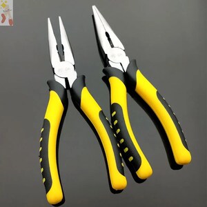 新品加长尖嘴钳子特尖6寸尖嘴钳尖咀钳电工钳尖头钳尖口钳子ins网