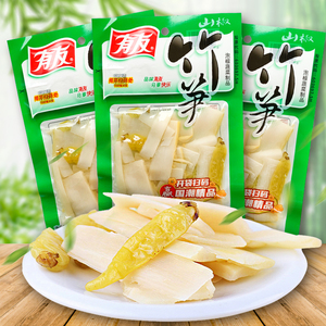 00谭维88淘宝有友泡椒竹笋120g*10袋泡椒笋野山椒味笋片脆笋休闲