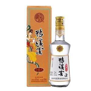 贵州鸭溪窖酒小美人 52度浓香型白酒纯粮食酒口粮酒小酒酒水125ml