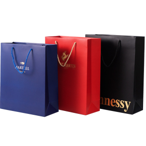 洋酒新款轩尼诗礼袋 人头马蓝带名士手提袋中秋送礼包装手提袋