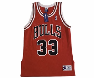nba chicago bulls 芝加哥公牛队皮蓬球衣 authentic 球员版