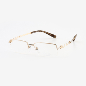 charmant夏蒙眼镜男时尚商务琴弦半框钛架超轻xl2202近视眼镜架