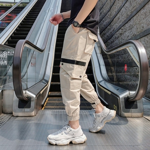 男装 男式休闲裤装 男式工装裤 理工裤男潮流